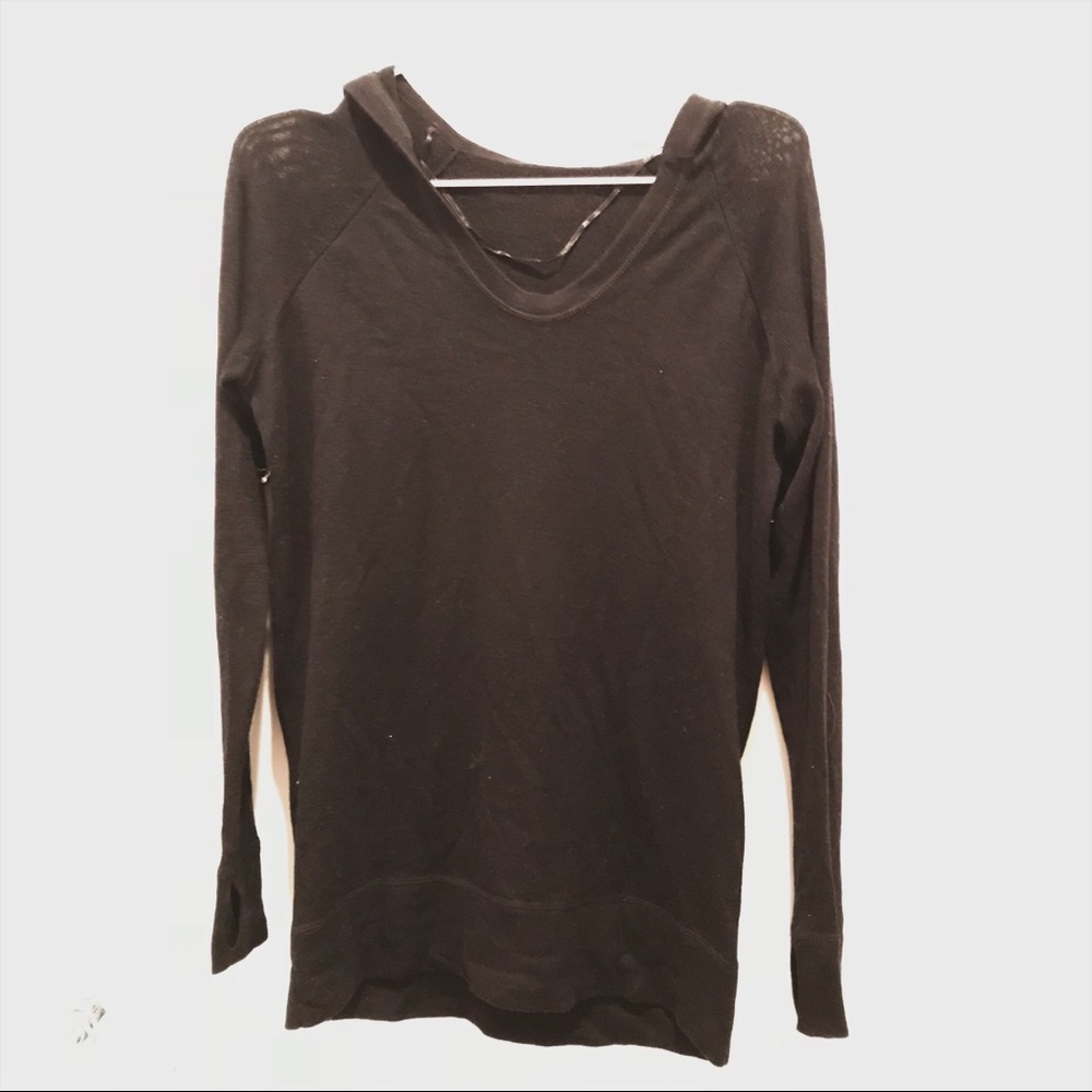 Lululemon sweater hoody with thumbholes VGUC